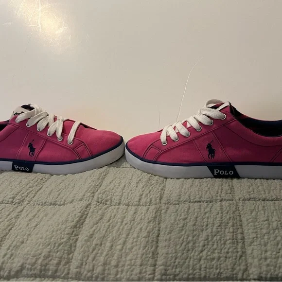 Polo Ralph Lauren Gillian Womens, Pink Sz 9B - Picture 3 of 8